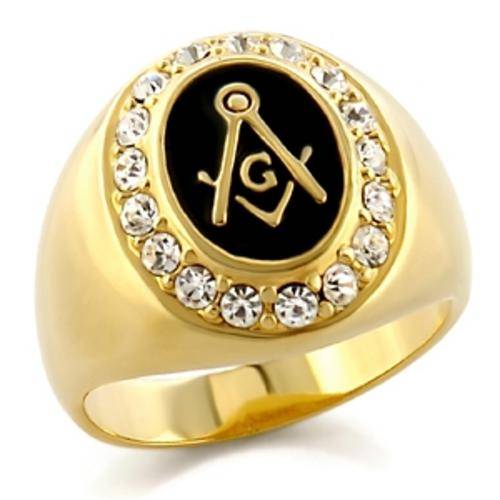 Masonic Freemason ring size 10